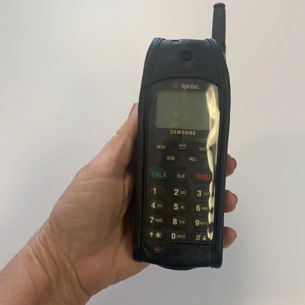Old Sprint phone with case